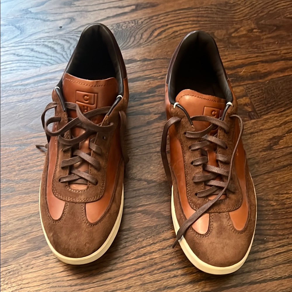 Cole Haan Brown Sneakers with Leather and Suede
